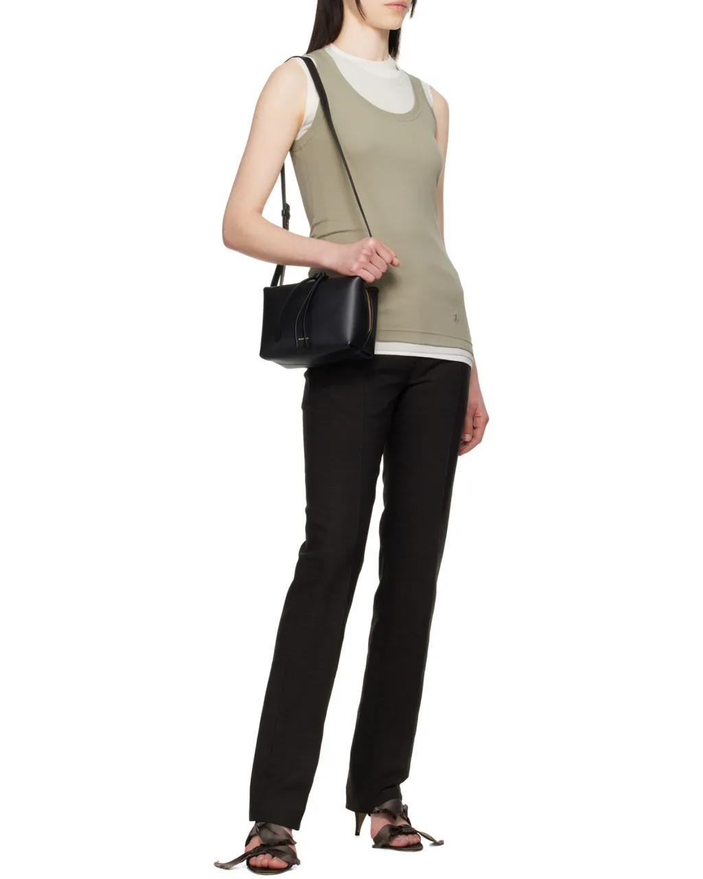 Double Zipped Shoulder Bag