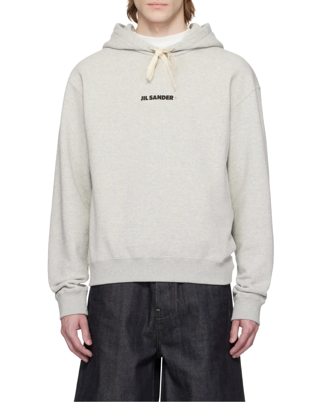 Logo Printed Drawstring Hoodie