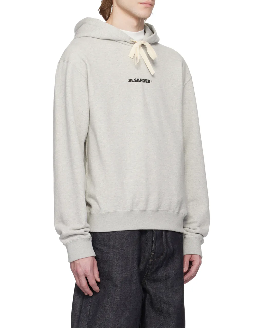 Logo Printed Drawstring Hoodie