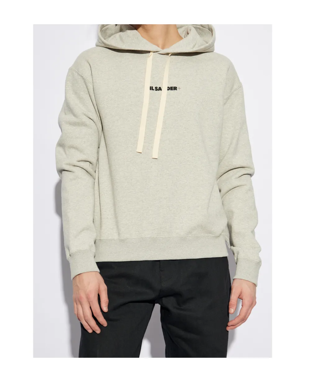 Logo Printed Drawstring Hoodie