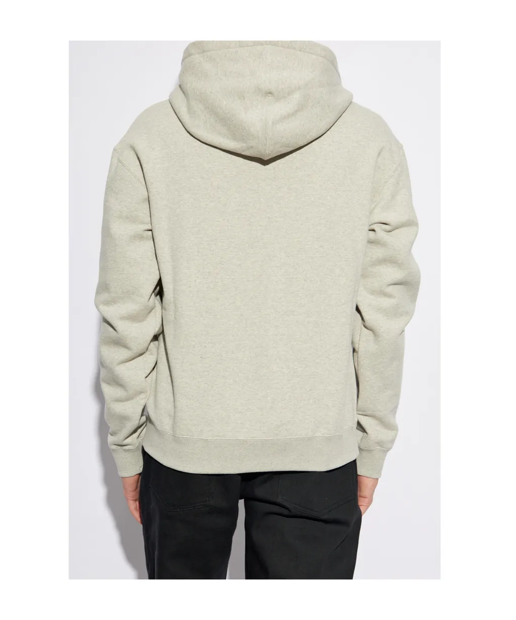 Logo Printed Drawstring Hoodie