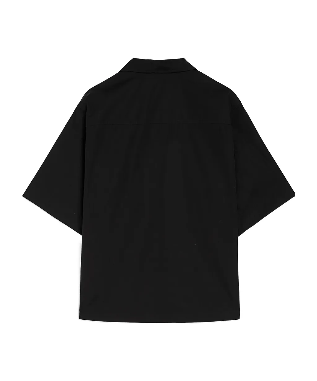 Short-Sleeved Poplin Shirt