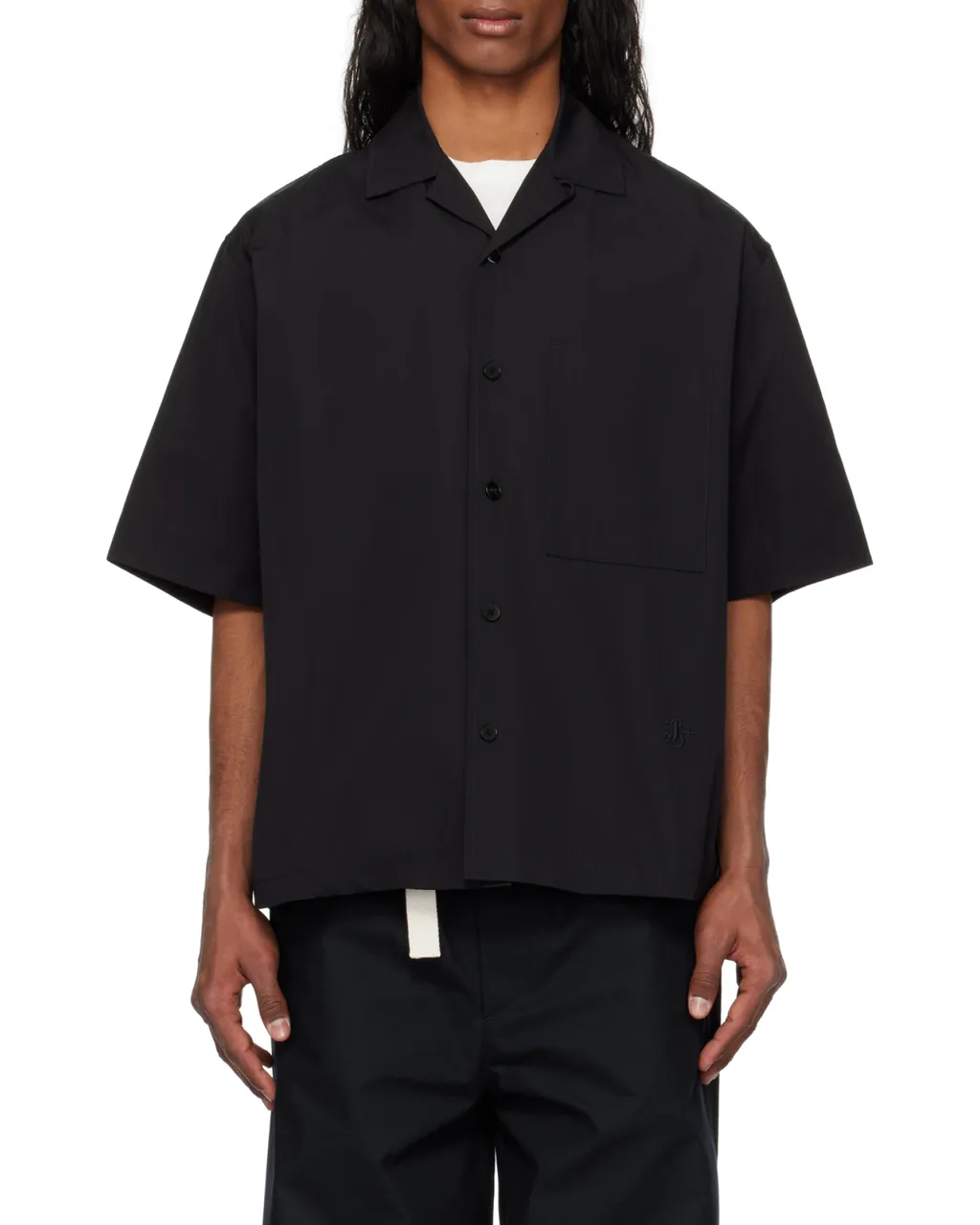 Short-Sleeved Poplin Shirt