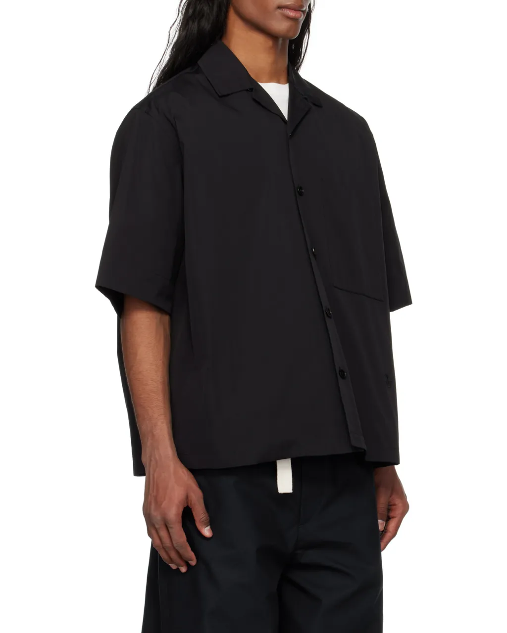 Short-Sleeved Poplin Shirt