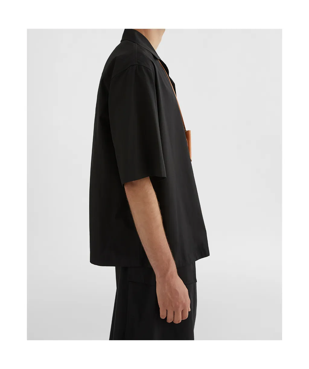 Short-Sleeved Poplin Shirt