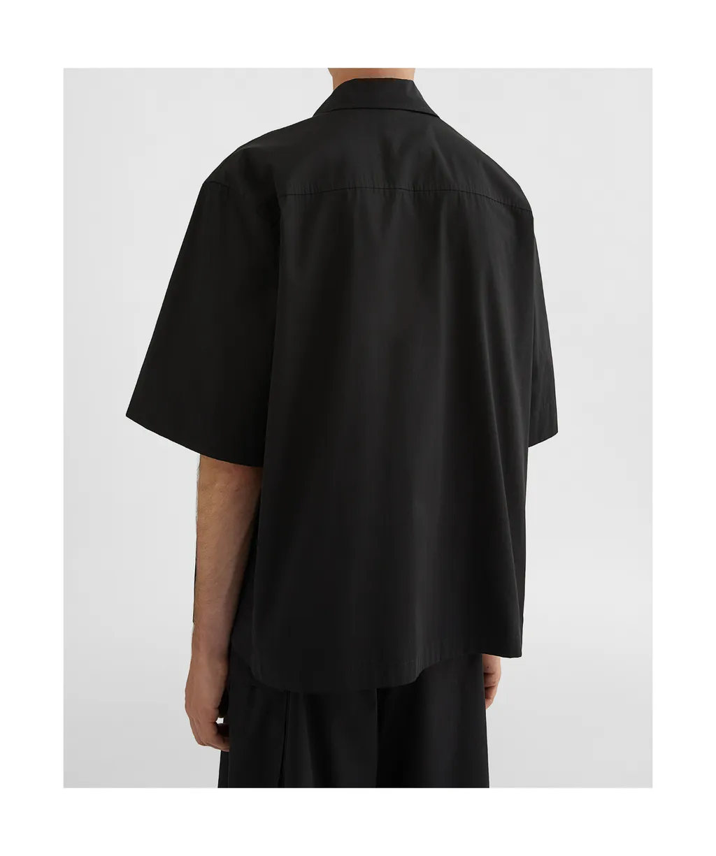 Short-Sleeved Poplin Shirt