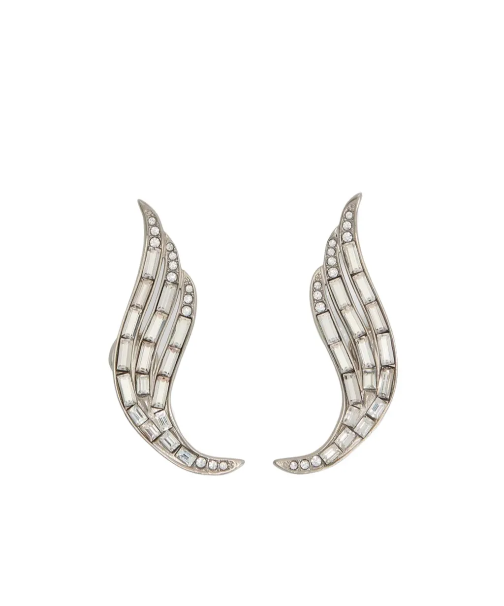 Wing-Shaped Earrings