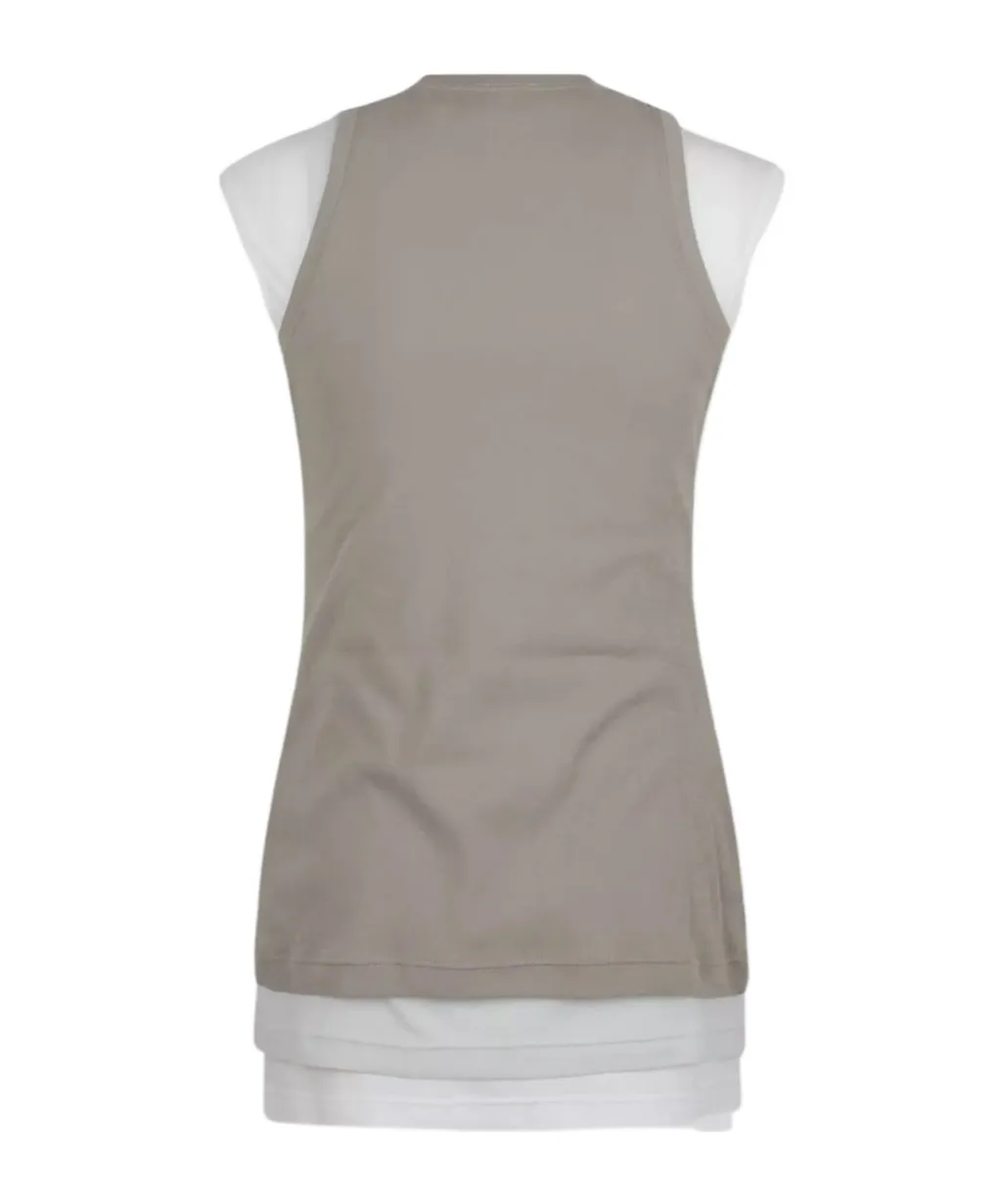 Layered Crewneck Tank Top