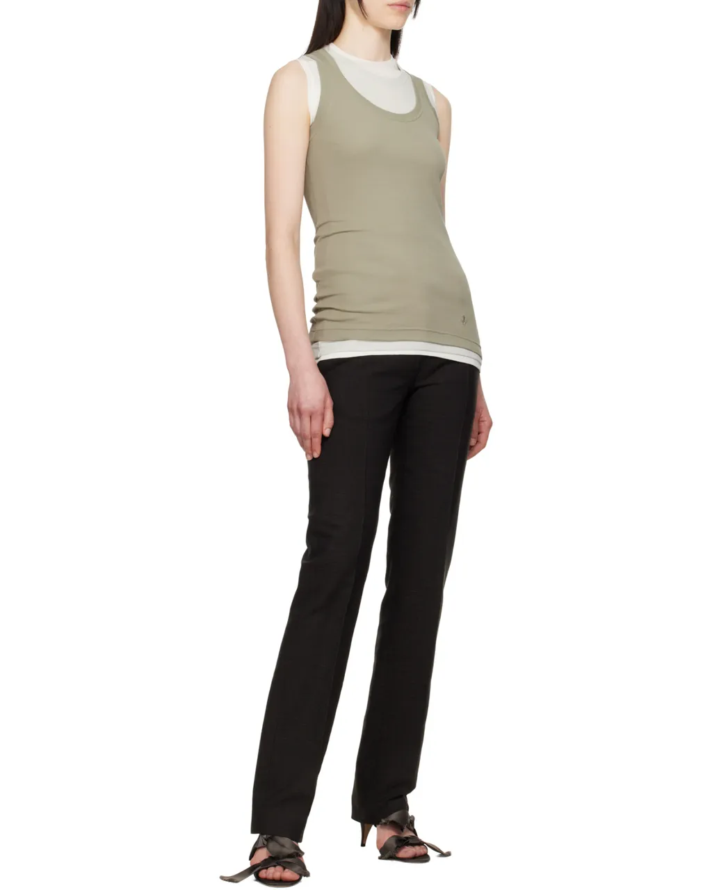 Layered Crewneck Tank Top