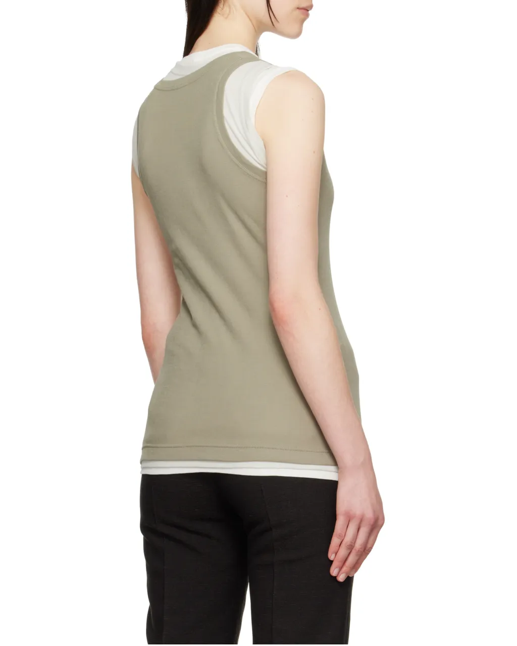 Layered Crewneck Tank Top