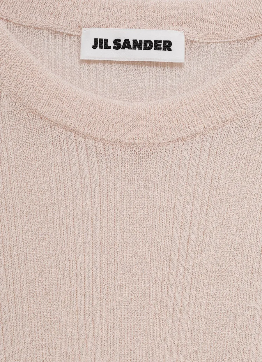 Fine-Ribbed Top