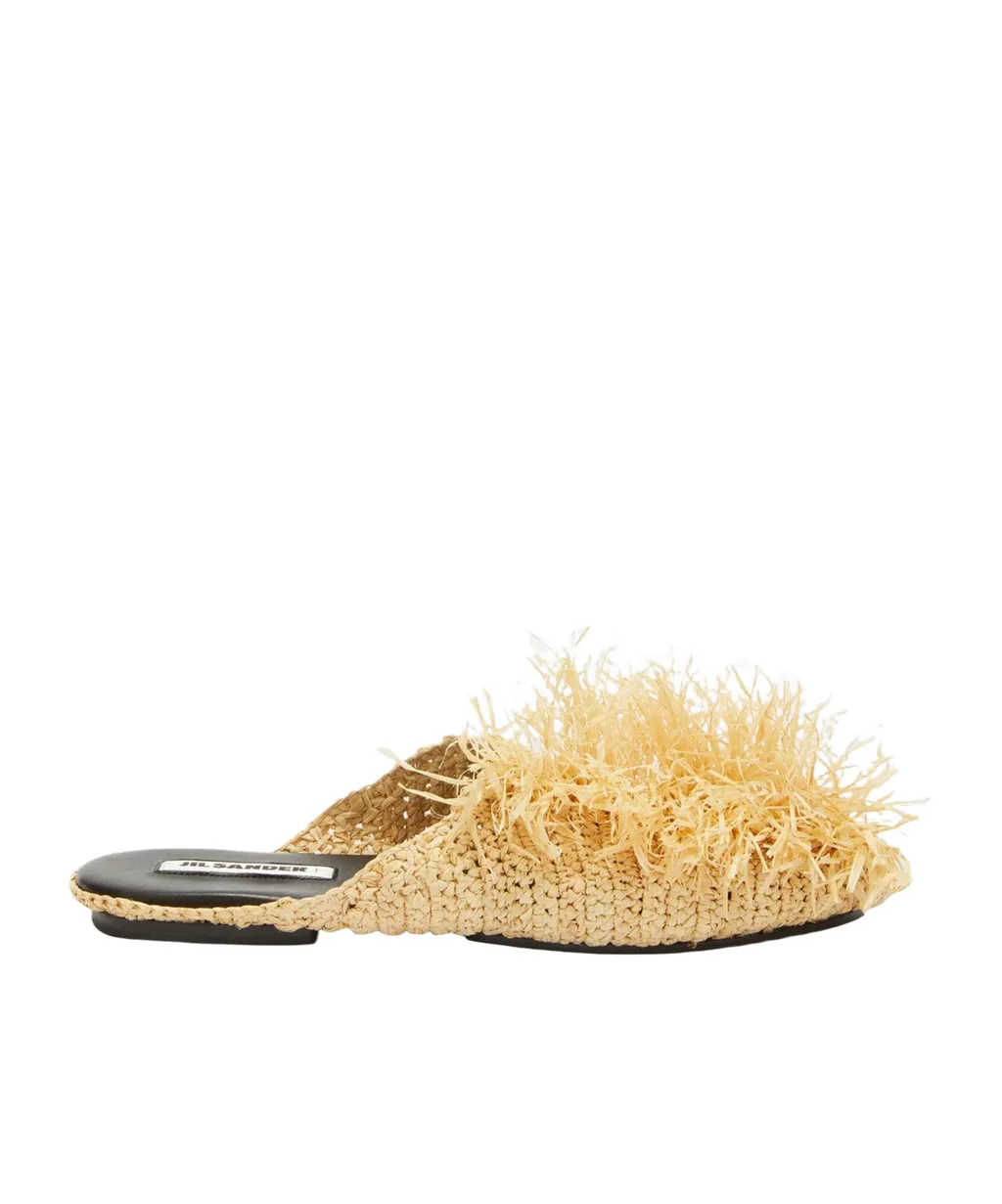 Fringed Slippers