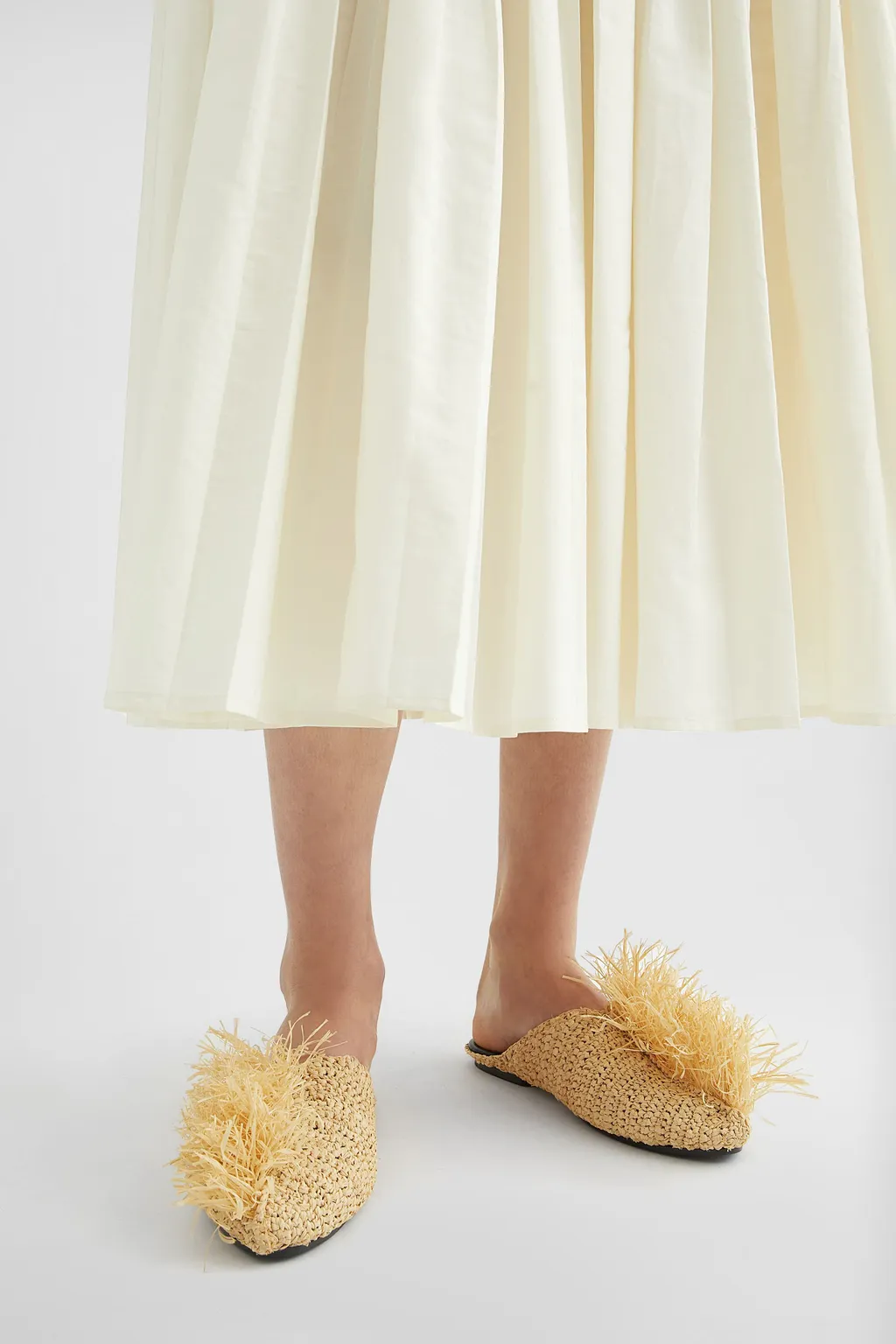 Fringed Slippers