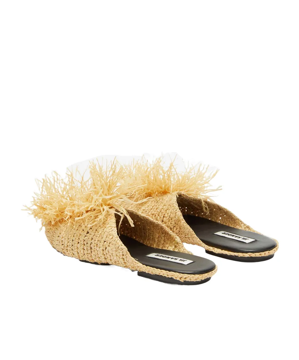 Fringed Slippers
