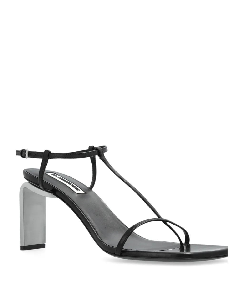 Thong Strap Heeled Sandals