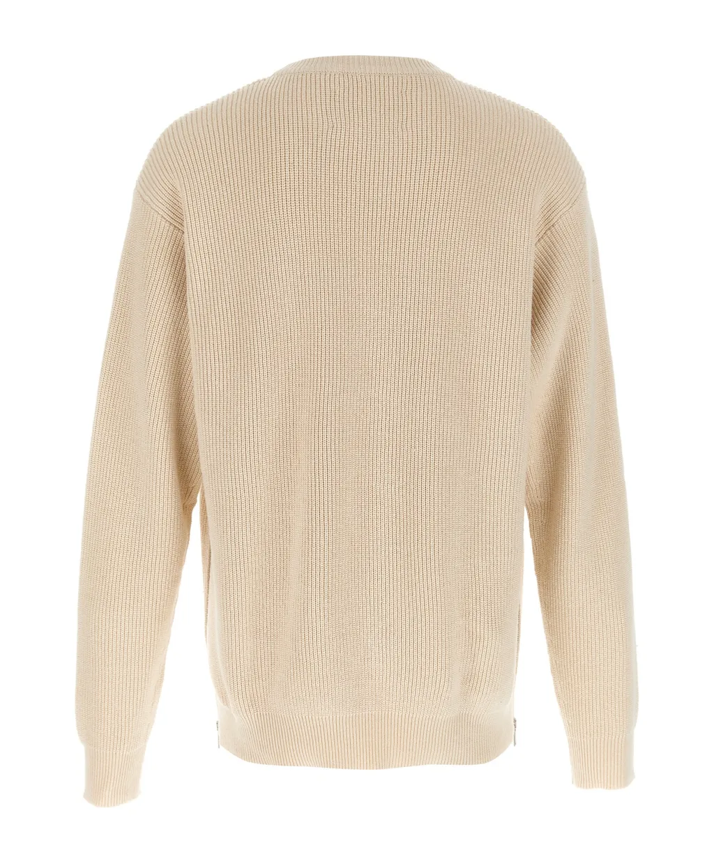Side-Zip Knitted Jumper