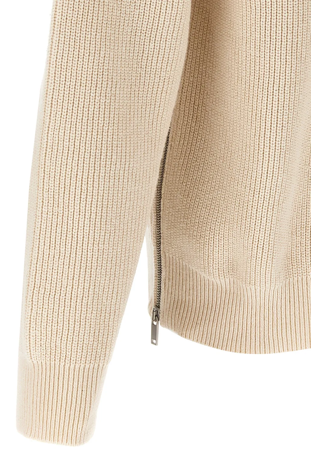 Side-Zip Knitted Jumper