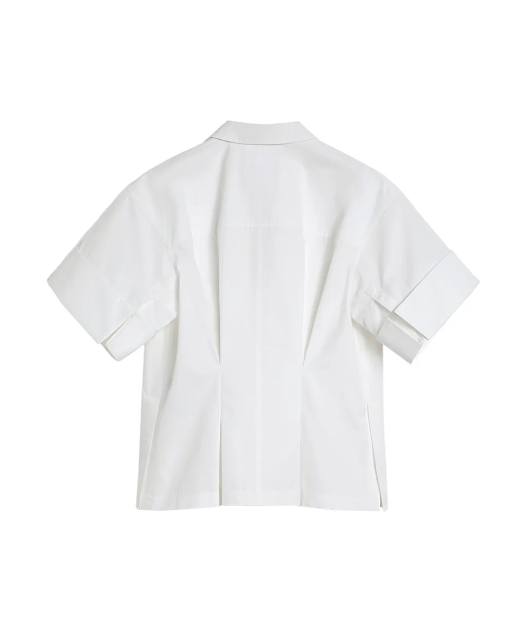 Short-Sleeved Poplin Shirt