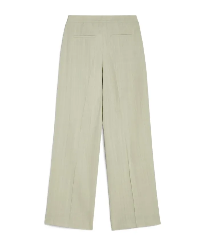 Pleat-Detailed Straight-Leg Trousers