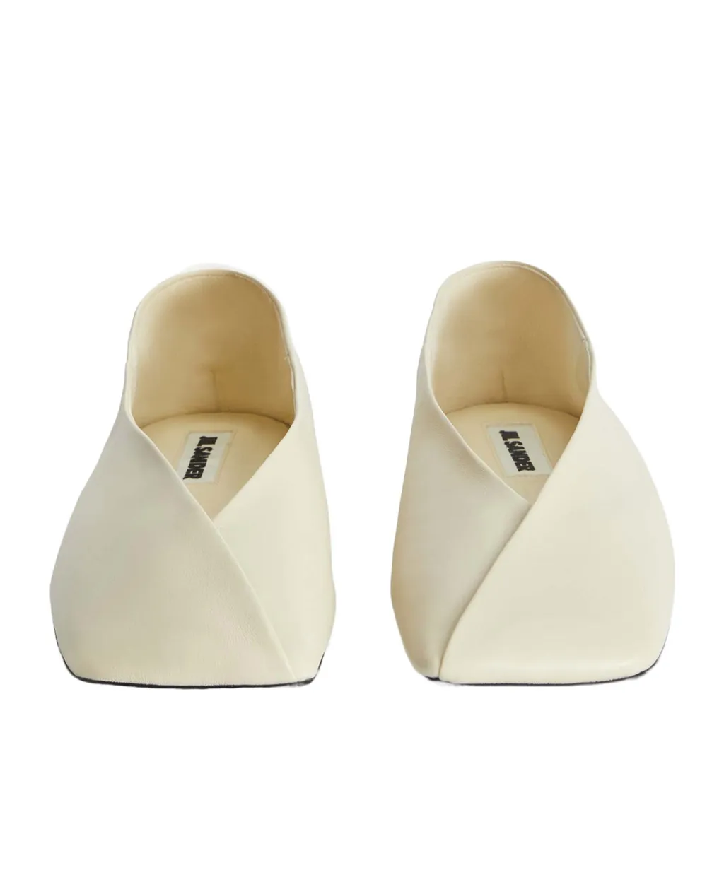 Square-Toe Ballerina Shoes