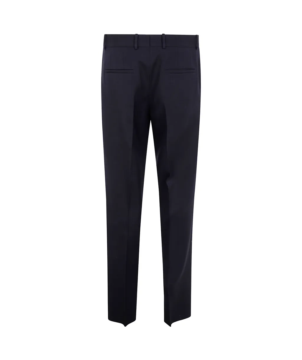 Mid-Waisted Tailored Trousers