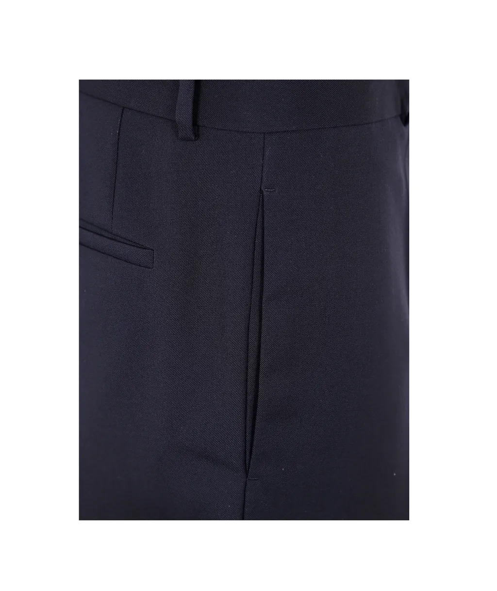 Mid-Waisted Tailored Trousers