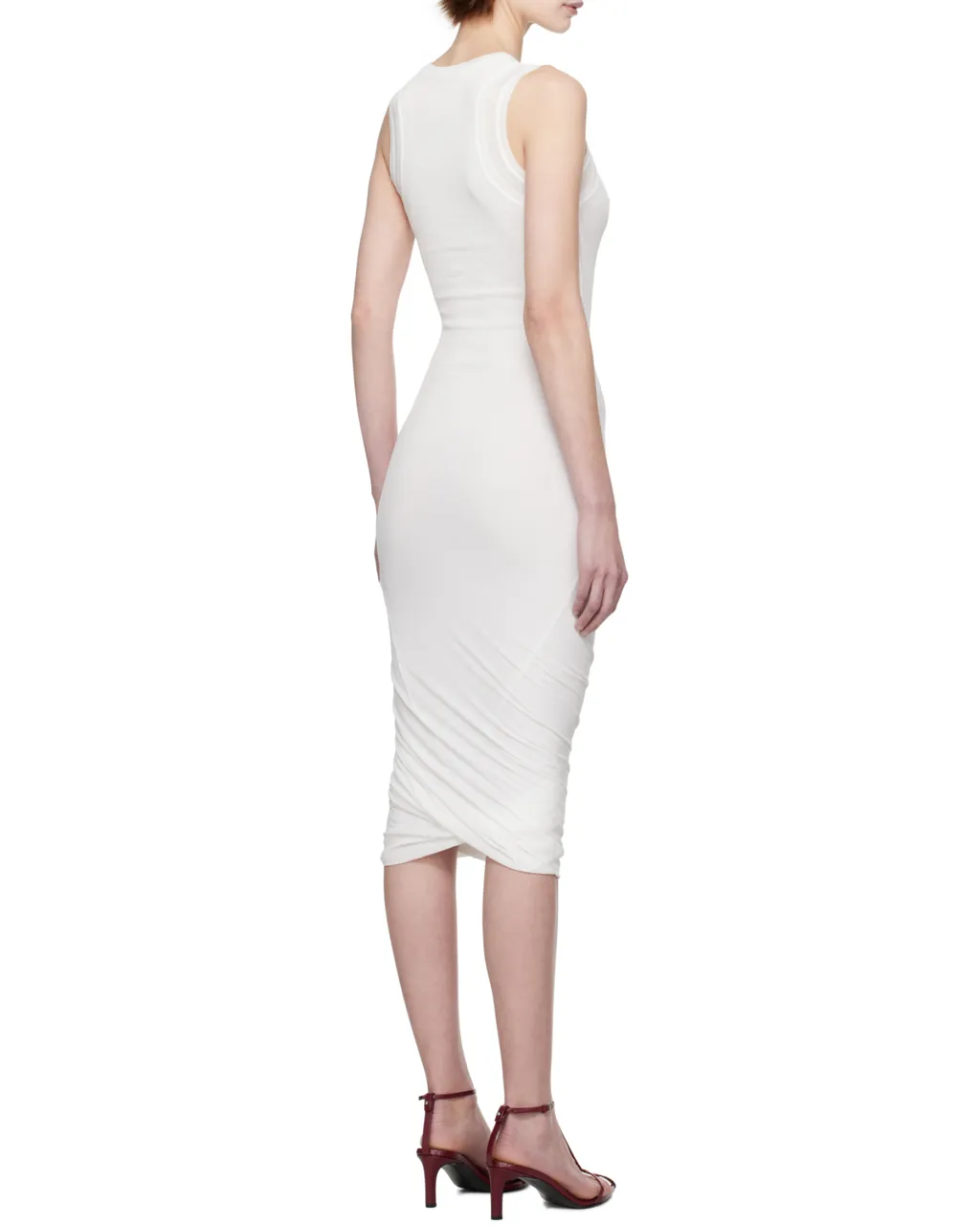 Crewneck Sleeveless Midi Dress