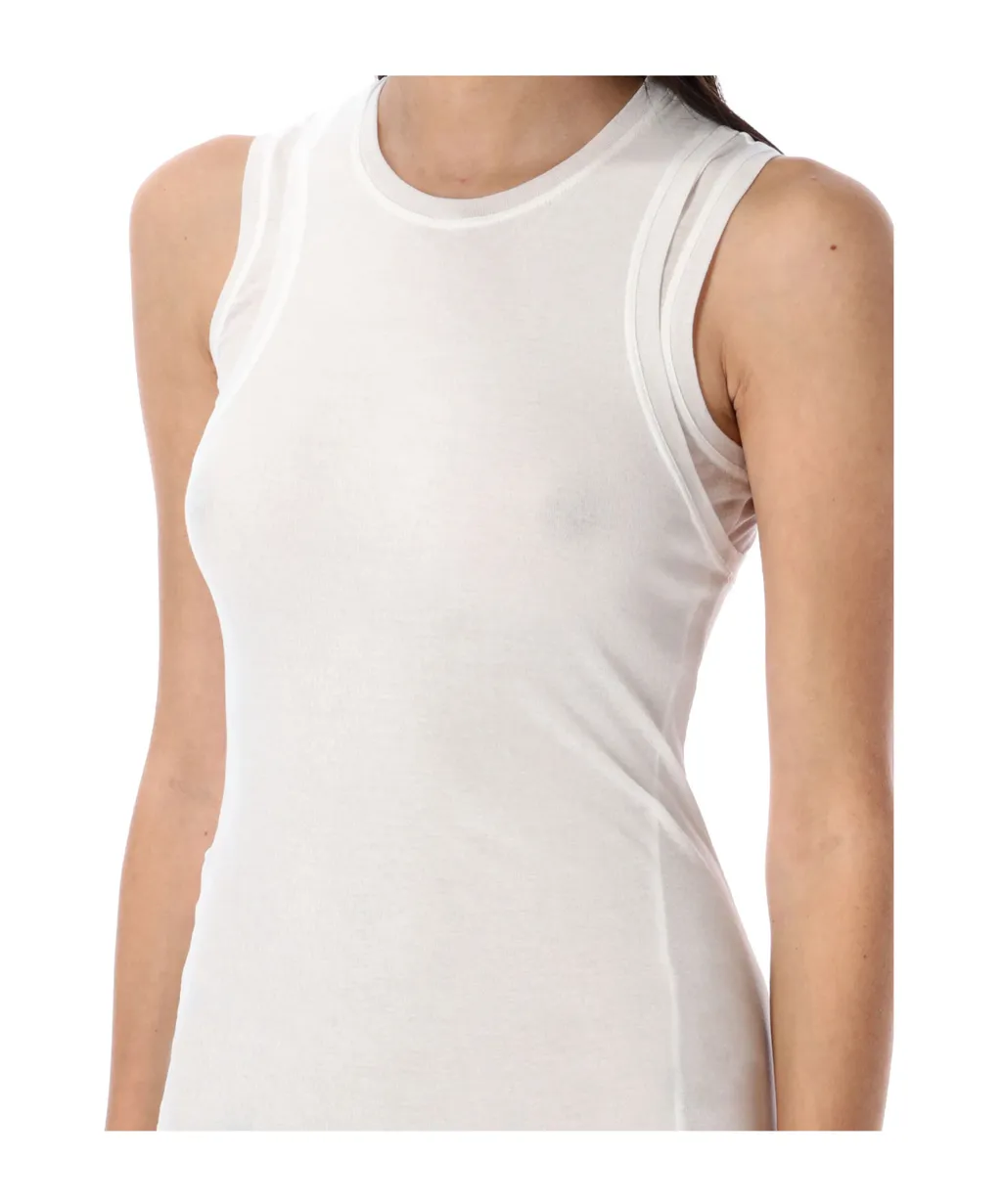 Crewneck Sleeveless Midi Dress