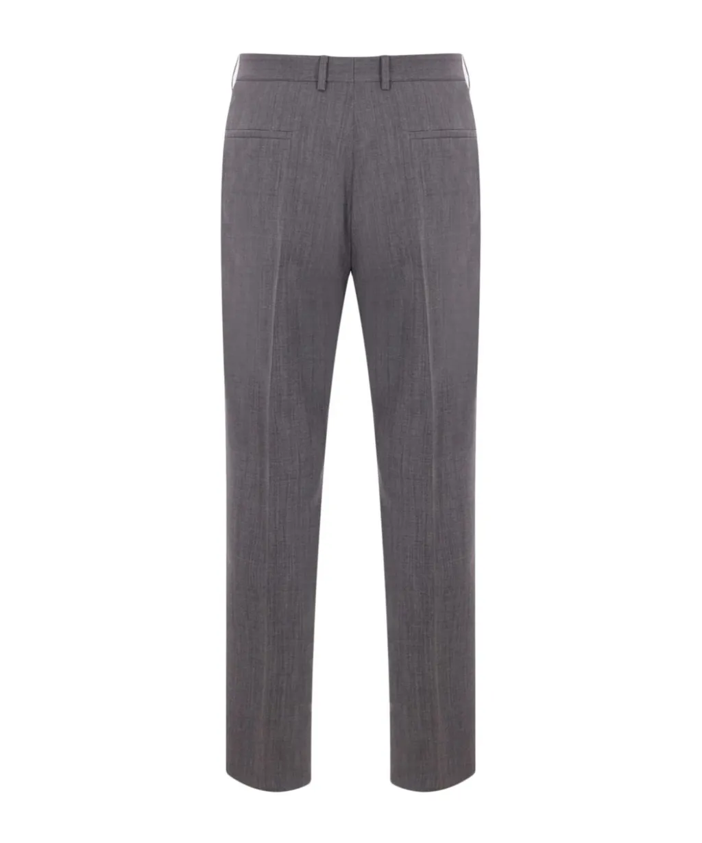 Slim-Fit Wool Trousers