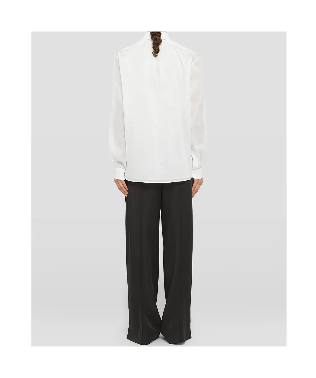 Pleated Cotton Shirt