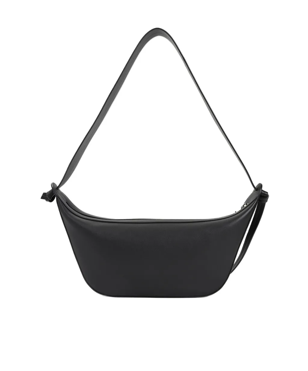 Knot-Detailing Zipped Shoulder Bag