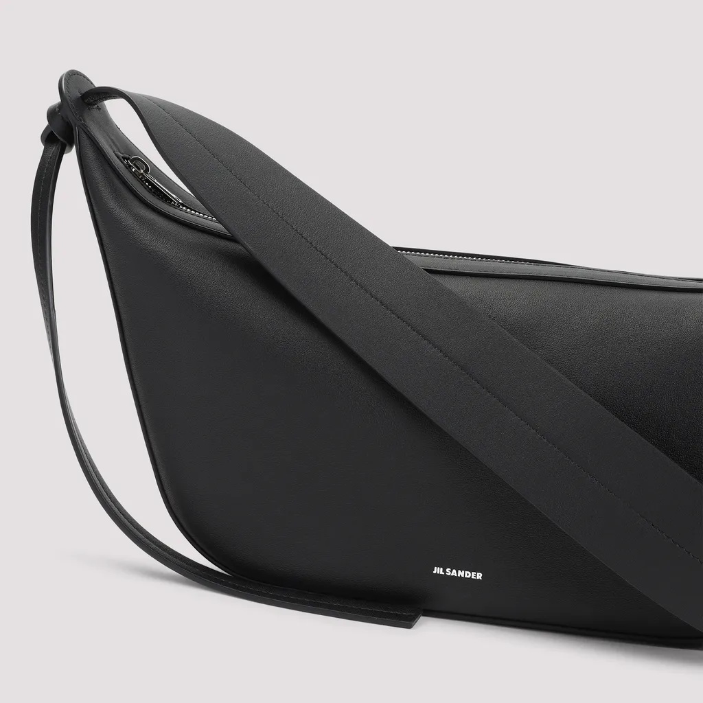 Knot-Detailing Zipped Shoulder Bag