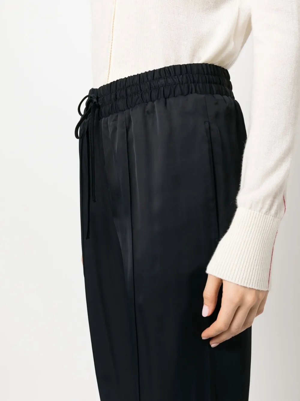 Drawstring Tapered Trousers