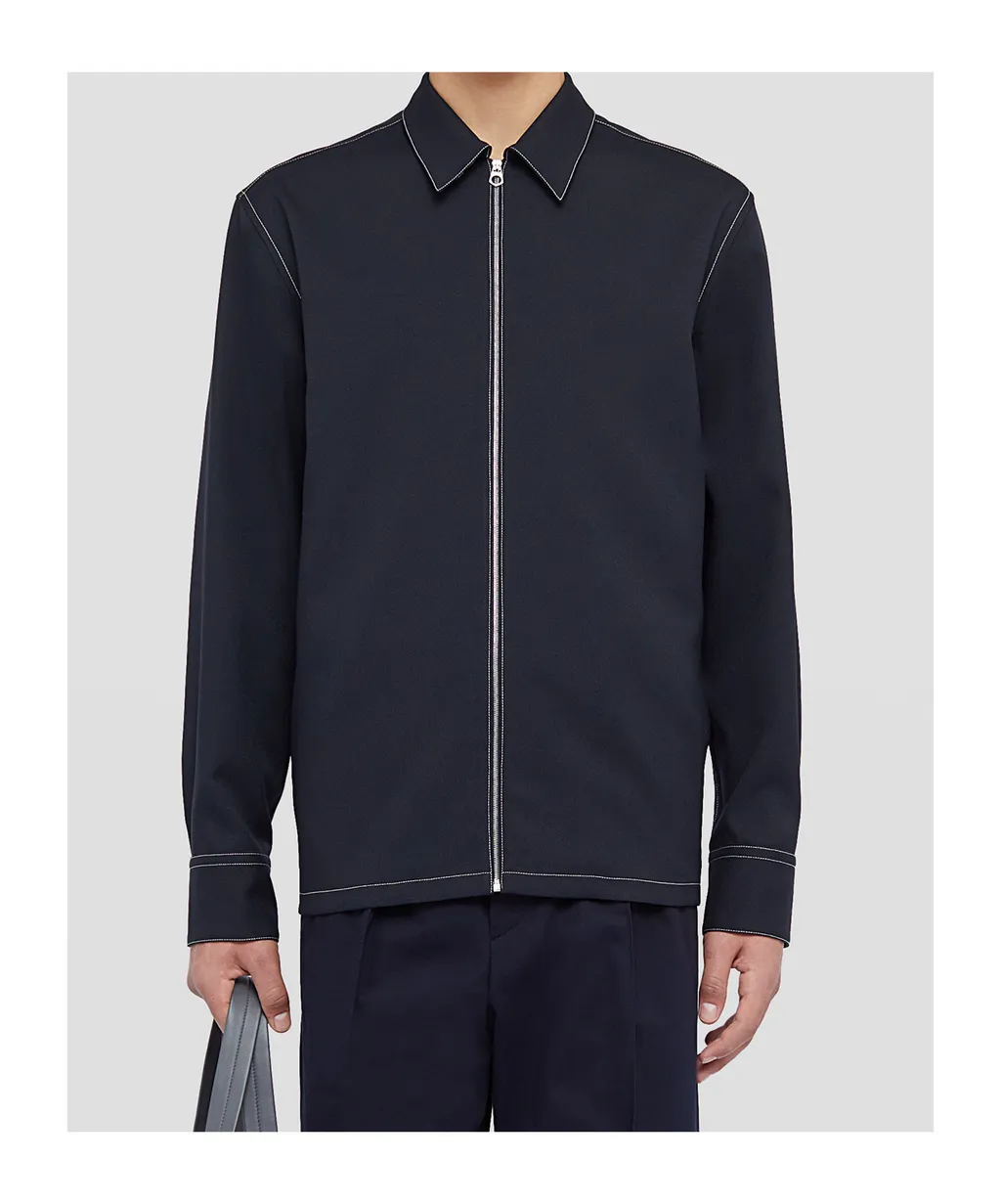 Long Sleeved Zip-Up Shirt