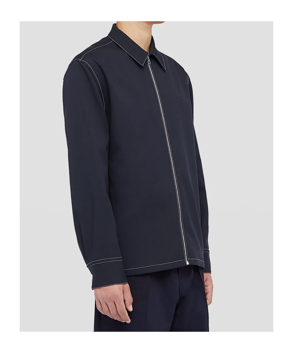 Long Sleeved Zip-Up Shirt