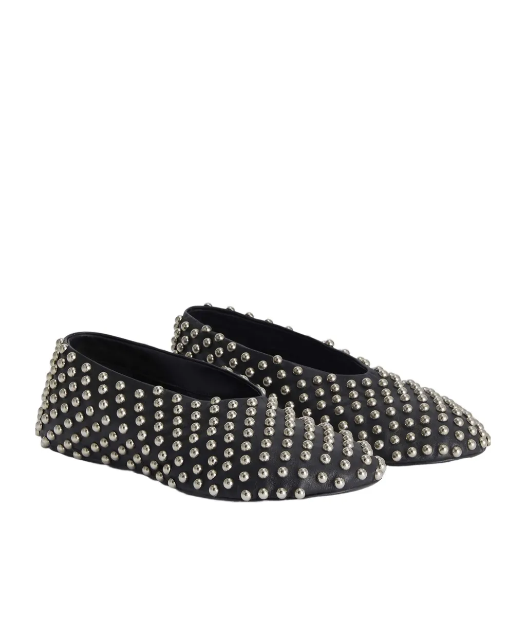 Studded Ballerinas