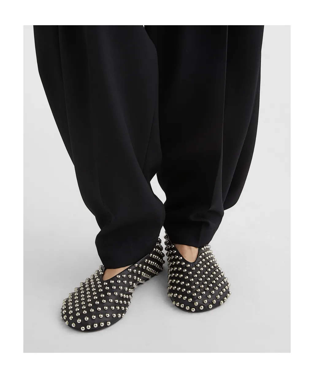 Studded Ballerinas