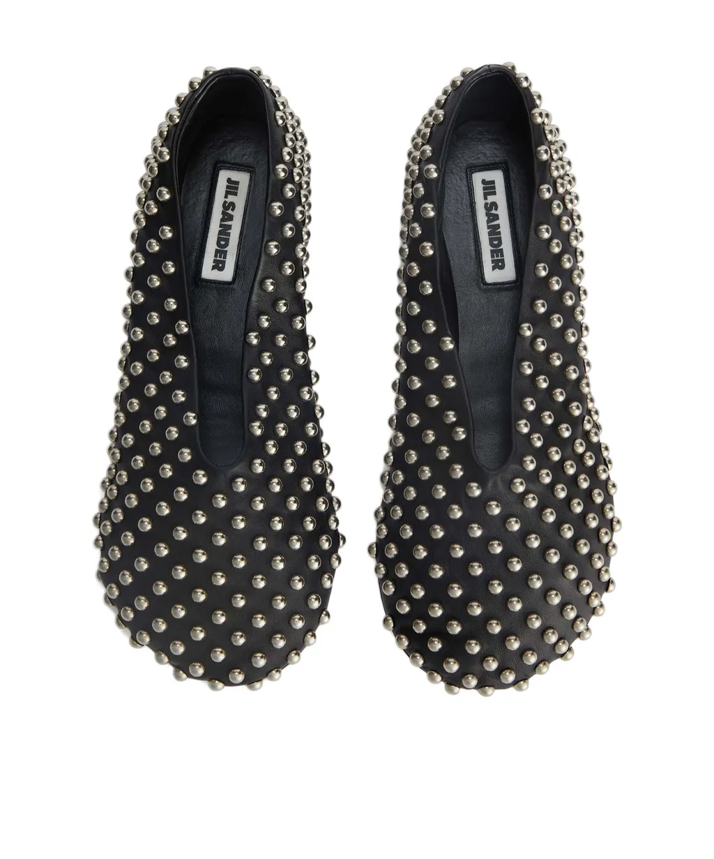 Studded Ballerinas