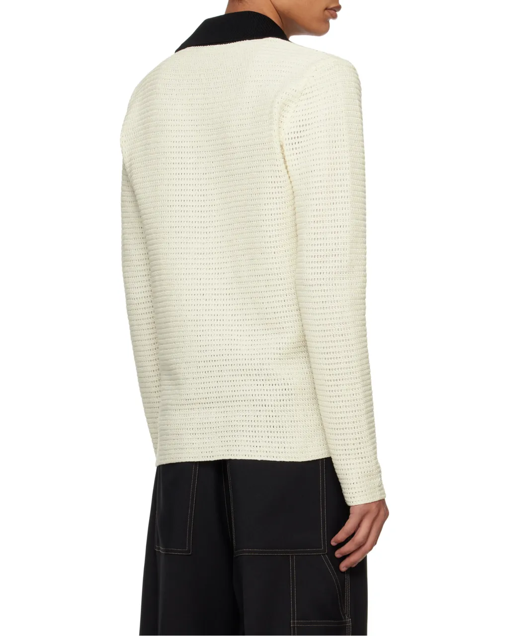 Split Neck Knitted Jumper
