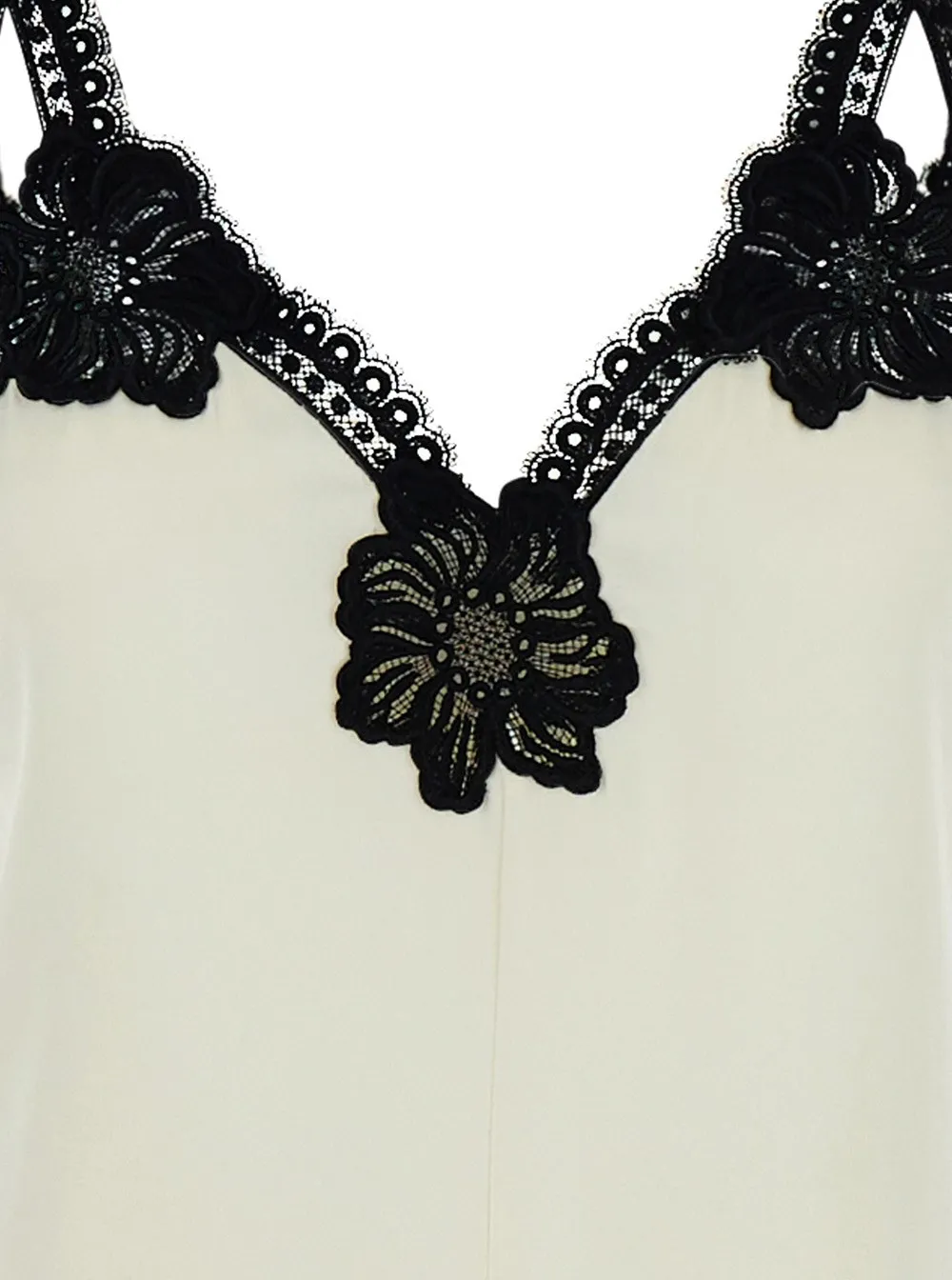 Lace Flower Detailed Midi Dress