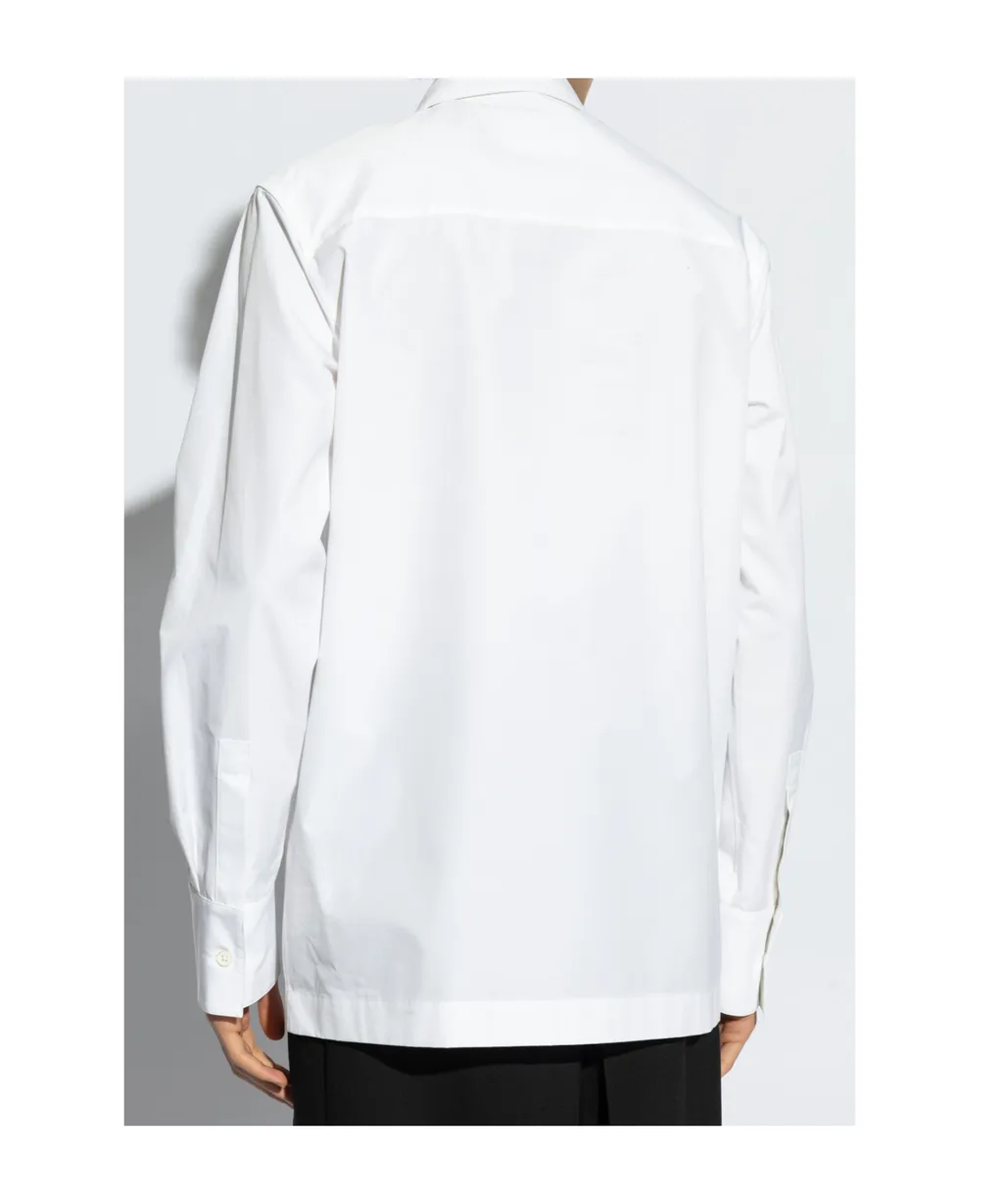 Buttoned Long-Sleeved Shirt