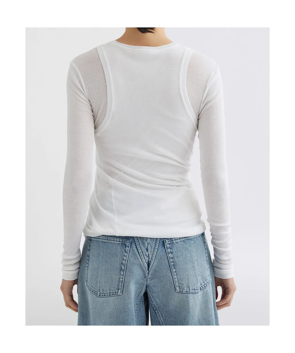 Layered Crewneck T-Shirt