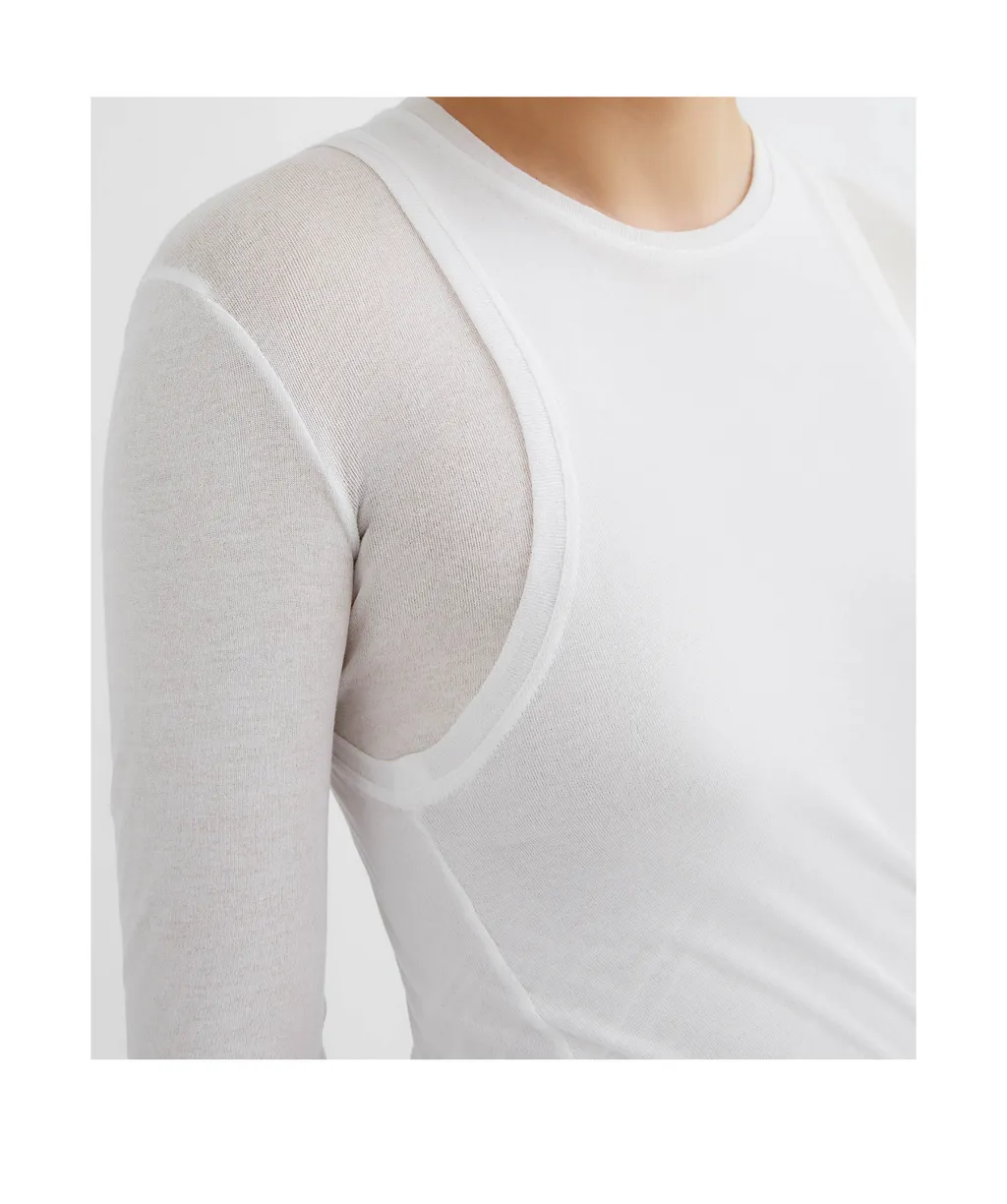 Layered Crewneck T-Shirt