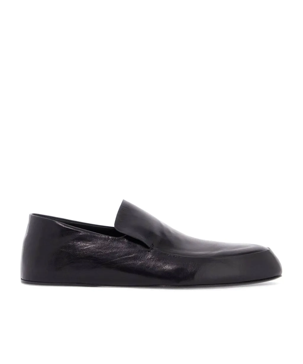 Round-Toe Slip-On Loafers