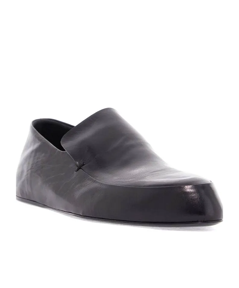 Round-Toe Slip-On Loafers