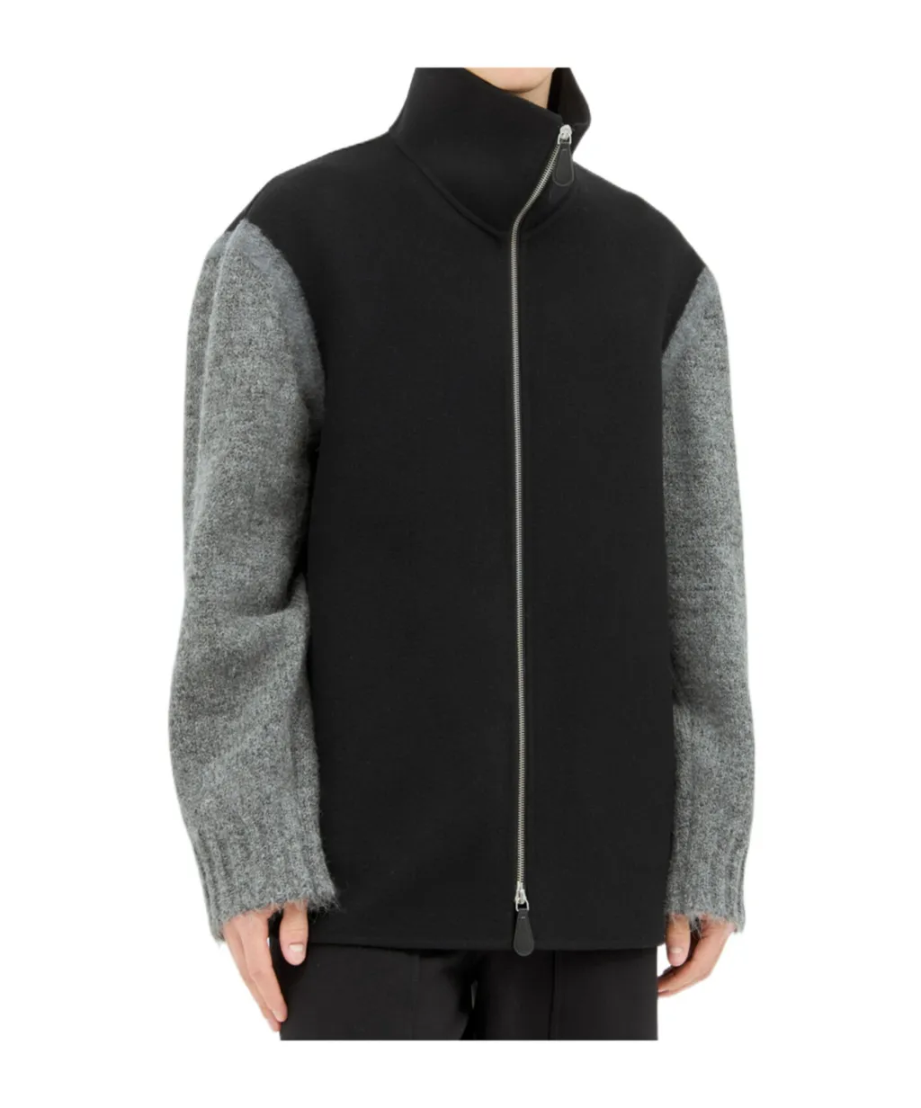 Knitted Zipped Jacket