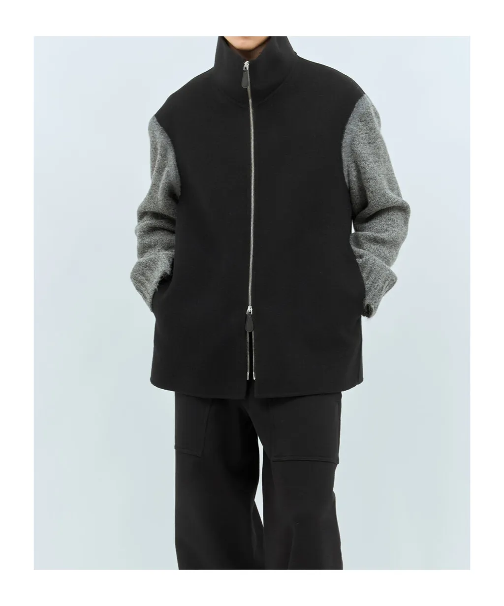 Knitted Zipped Jacket