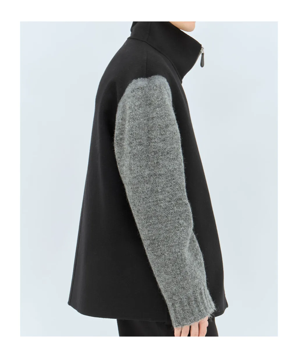 Knitted Zipped Jacket