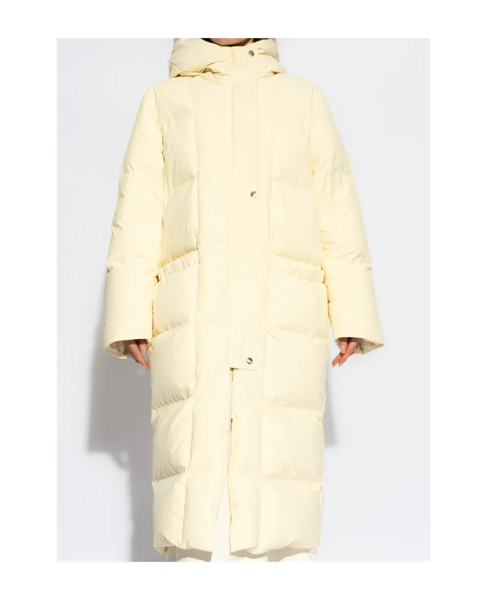 Quilted Hooded Down Coat