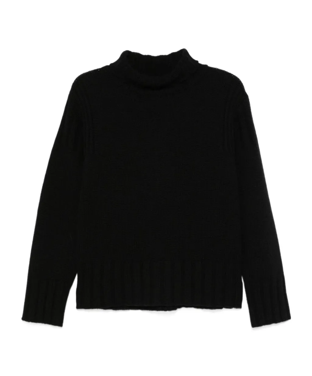 Long-Sleeve High-Neck Sweater